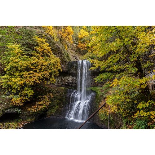 Jaynes Gallery 아티스트의 USA-Oregon-Silver Falls State Park Lower South Falls waterfall landscape작품입니다.